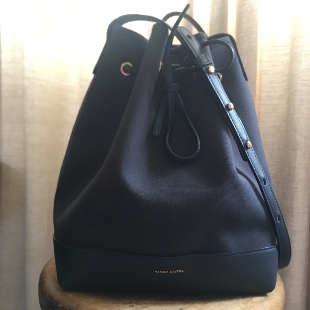 Mansur Gavriel Canvas Bucket bag